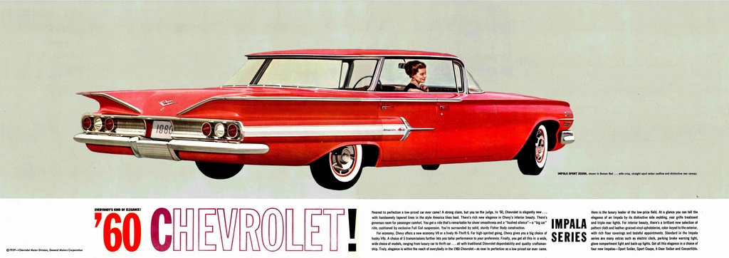 1960 Chevrolet Full-Line Prestige Brochure Page 4